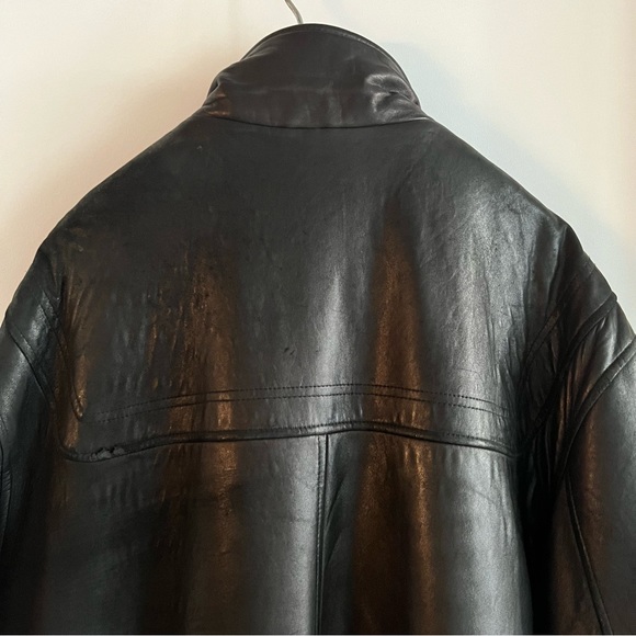 Greg Norman Lined Leather Jacket - Picture 5 of 14